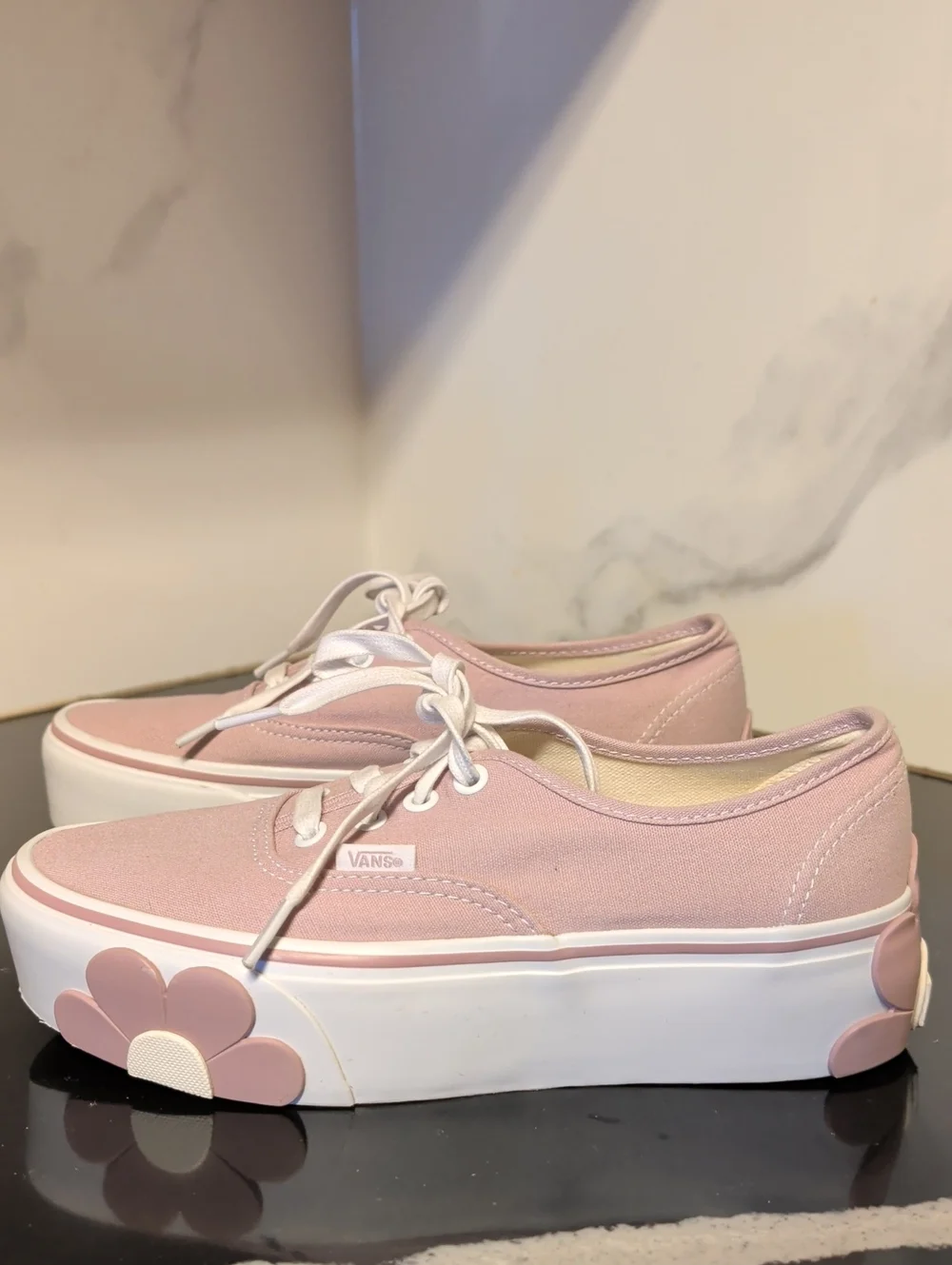 Vans Authentic Lilac Stackform Sneakers Size M6 W7.5 Used Exc MSRP $85